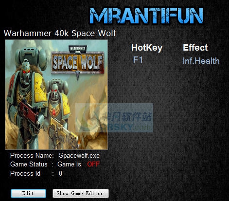 战锤40K太空狼无限生命修改器 v3.5 战锤40K太空狼无限生命修改器 v3.5