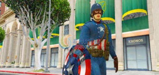 GTA5美国队长士兵战斗服MOD v2.5 GTA5美国队长士兵战斗服MOD v2.5