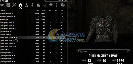 上古卷轴5天际盗贼公会服装重新平衡MOD v2.6