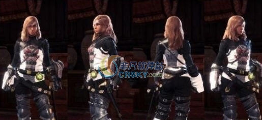 上古卷轴5天际重制版女性黑色性感高跟皮靴MOD v2.6