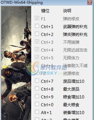 超杀行尸走肉十四项修改器 v3.7 超杀行尸走肉十四项修改器 v3.7