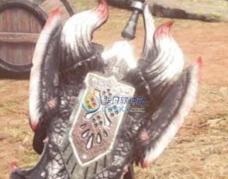 怪物猎人世界黑色血腥角龙盾斧MOD v2.7 怪物猎人世界黑色血腥角龙盾斧MOD v2.7