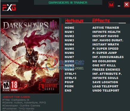 暗黑血统3十三项修改器 v3.5 暗黑血统3十三项修改器 v3.5