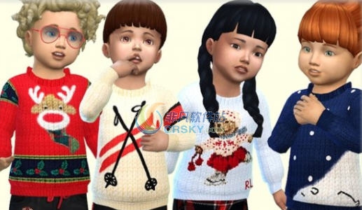 模拟人生4儿童冬天毛衣MOD v2.5 模拟人生4儿童冬天毛衣MOD v2.5