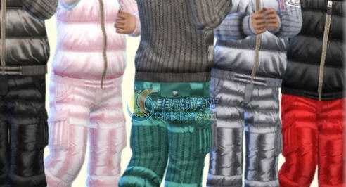 模拟人生4儿童羽绒裤MOD v2.5 模拟人生4儿童羽绒裤MOD v2.5