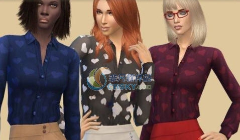 模拟人生4女性爱心衬衫MOD v2.3 模拟人生4女性爱心衬衫MOD v2.3