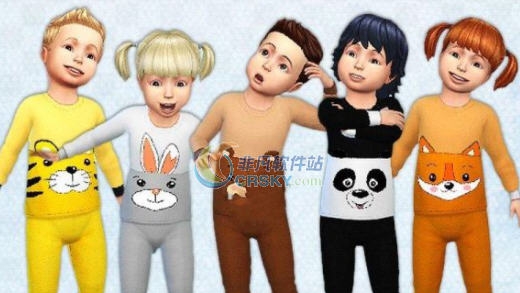 模拟人生4可爱动物童装MOD v2.5 模拟人生4可爱动物童装MOD v2.5