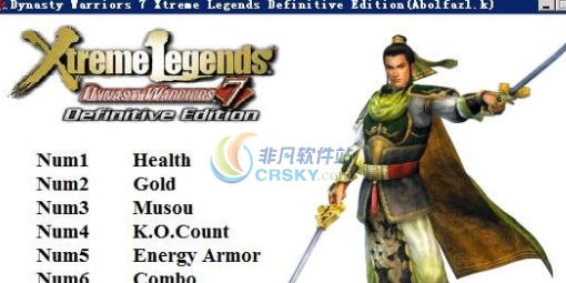 真三国无双6猛将传六项修改器 v3.6 真三国无双6猛将传六项修改器 v3.6