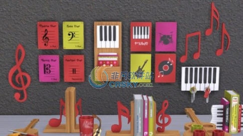 模拟人生4音乐之星装饰MOD v2.3 模拟人生4音乐之星装饰MOD v2.3