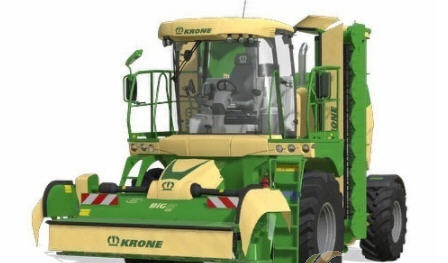 模拟农场19原版的KRONE BigM450割草机MOD v2.4 模拟农场19原版的KRONE BigM450割草机MOD v2.4
