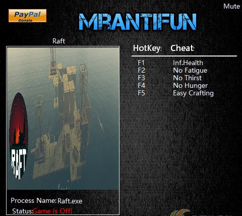 木筏生存五项修改器 v8.3376129 木筏生存五项修改器 v8.3376129