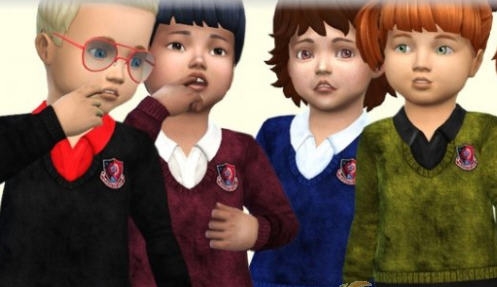 模拟人生4天鹅绒儿童毛衣MOD v2.5 模拟人生4天鹅绒儿童毛衣MOD v2.5