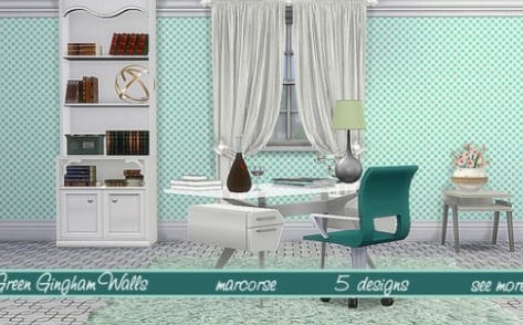 模拟人生4绿色方格墙MOD v2.5 模拟人生4绿色方格墙MOD v2.5