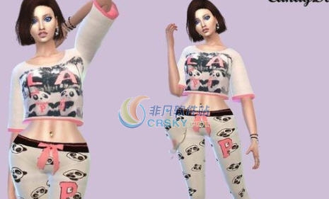 模拟人生4可爱熊猫服装MOD v2.6 模拟人生4可爱熊猫服装MOD v2.6