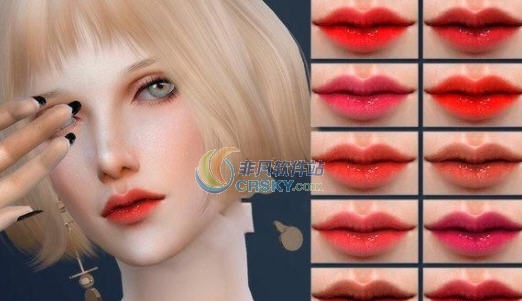 模拟人生414款润色唇膏MOD v2.4 模拟人生414款润色唇膏MOD v2.4