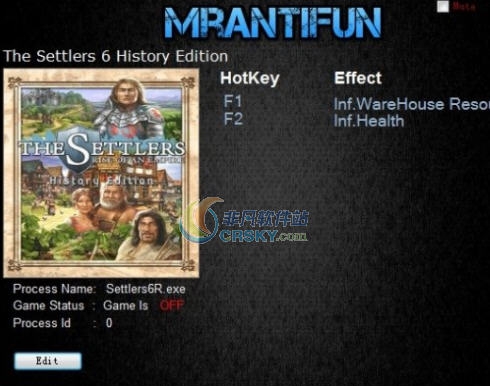 工人物语6两项修改器 v3.4 工人物语6两项修改器 v3.4