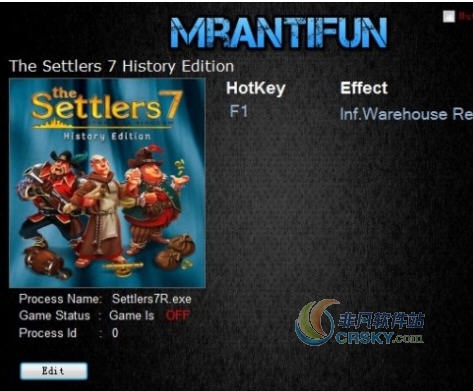 工人物语7无限仓库资源修改器 v3.6 工人物语7无限仓库资源修改器 v3.6