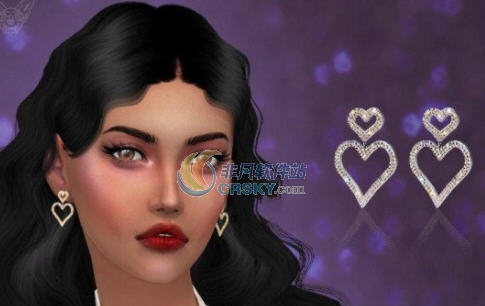 模拟人生4钻石爱心耳环MOD v2.4