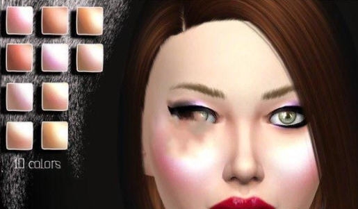 模拟人生4光亮腮红MOD v2.5 模拟人生4光亮腮红MOD v2.5
