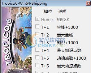 海岛大亨6八项修改器 v3.4 海岛大亨6八项修改器 v3.4