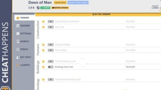 人类黎明七项修改器 v3.8 人类黎明七项修改器 v3.8