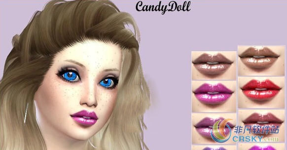 模拟人生4女性闪亮唇彩MOD v2.08