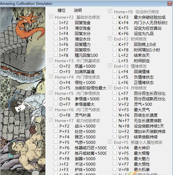了不起的修仙模拟器0.94953修改器(五十九项) v2.31 了不起的修仙模拟器0.94953修改器(五十九项) v2.31
