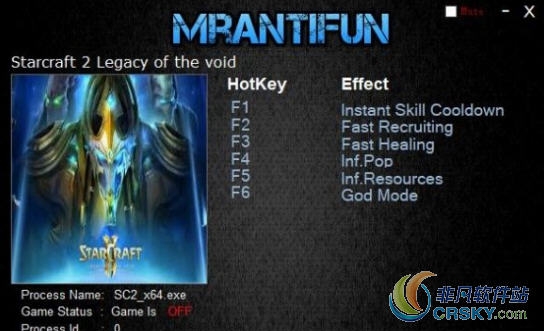 星际争霸2v4.9.0.74071修改器(六项) v2.60 星际争霸2v4.9.0.74071修改器(六项) v2.60