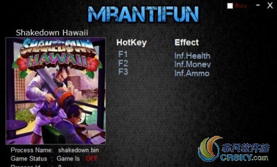 清查夏威夷1.03修改器 v1.10 清查夏威夷1.03修改器 v1.10