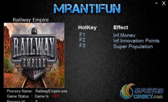 铁路帝国1.9.0修改器 v2.47