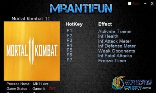 真人快打11v1.02修改器(六项) v1.31 真人快打11v1.02修改器(六项) v1.31