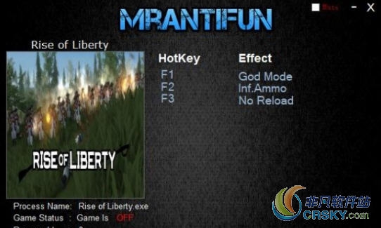 自由崛起修改器 v1.84 自由崛起修改器 v1.84