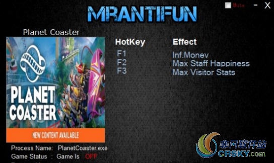 过山车之星修改器(三项) v1.12.6 过山车之星修改器(三项) v1.12.6