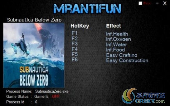 深海迷航零度之下修改器(六项) v15129 深海迷航零度之下修改器(六项) v15129