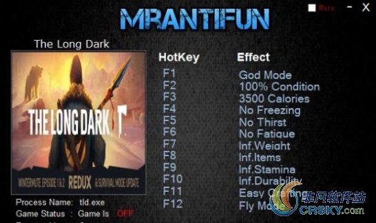 漫漫长夜修改器(十二项) v1.59 漫漫长夜修改器(十二项) v1.59