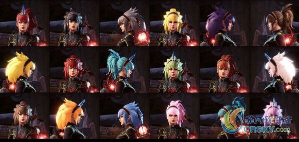 怪物猎人世界女性麒麟头颜色包MOD v1.23 怪物猎人世界女性麒麟头颜色包MOD v1.23