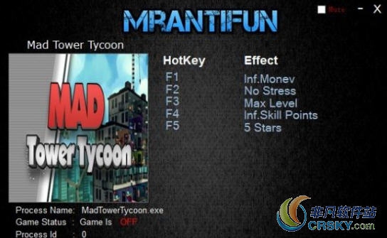 疯狂高楼大亨修改器(五项) v19.06.6