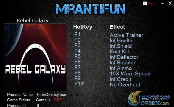 勇闯银河系修改器(九项) v1.7 勇闯银河系修改器(九项) v1.7