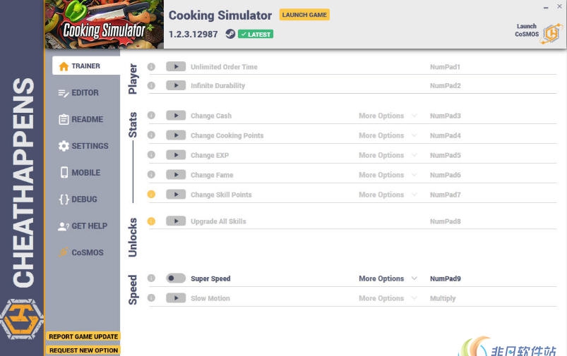 料理模拟器修改器(十项) v1.2.3.12992 料理模拟器修改器(十项) v1.2.3.12992