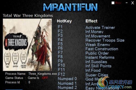 全面战争三国修改器(十六项) v1.1.6 全面战争三国修改器(十六项) v1.1.6