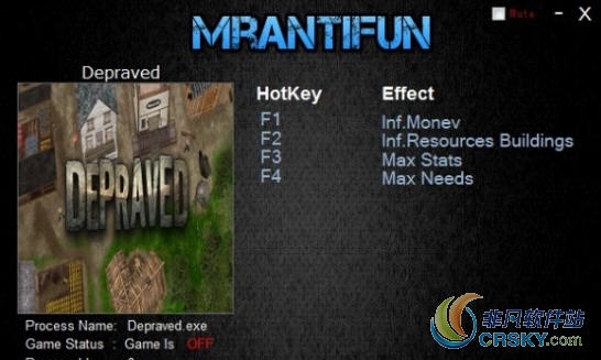 Depraved修改器(四项) v0.19h.61 Depraved修改器(四项) v0.19h.61