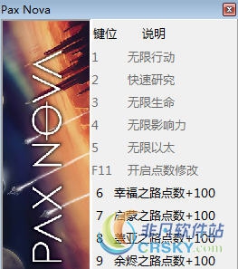 帕克斯新星修改器(十一项) v0.5.7 帕克斯新星修改器(十一项) v0.5.7