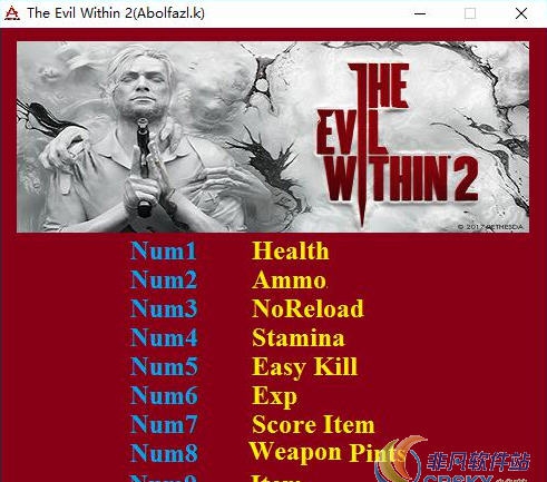 恶灵附身2修改器(九项) v1.09 恶灵附身2修改器(九项) v1.09