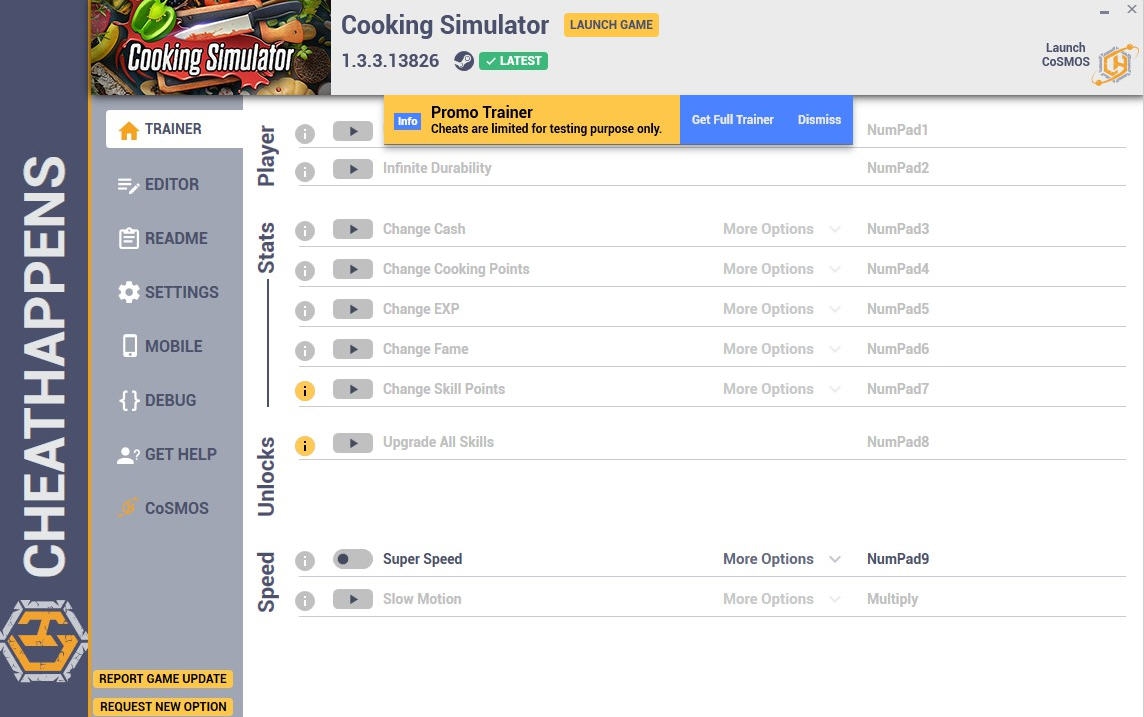 料理模拟器修改器(十项) v1.3.3.13831 料理模拟器修改器(十项) v1.3.3.13831