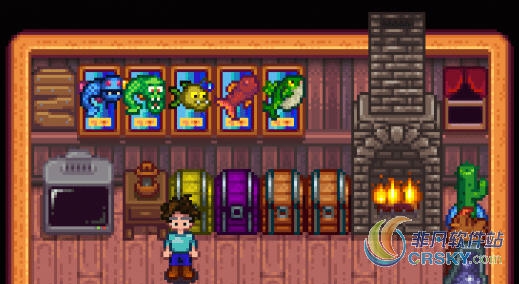 星露谷物语传说鱼壁挂装饰MOD v1.04 星露谷物语传说鱼壁挂装饰MOD v1.04