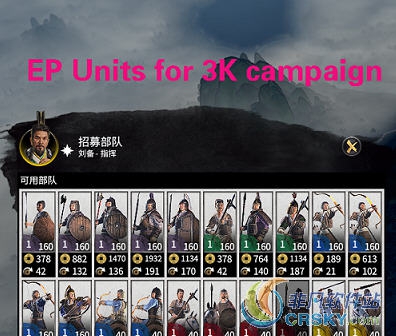 全面战争三国原版战役可招募八王兵种MOD v1.2.4 全面战争三国原版战役可招募八王兵种MOD v1.2.4