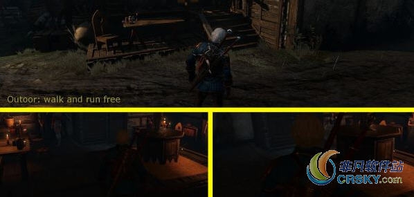 巫师3室内视角优化MOD v1.08 巫师3室内视角优化MOD v1.08