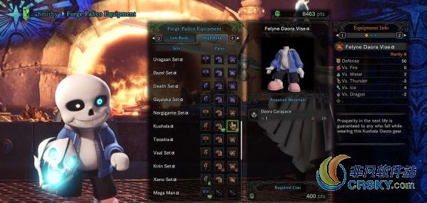 怪物猎人世界猫全外观替换功能MOD v2.54 怪物猎人世界猫全外观替换功能MOD v2.54