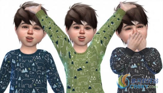 模拟人生4男孩可爱小熊图案毛衣MOD v1.53 模拟人生4男孩可爱小熊图案毛衣MOD v1.53