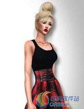 模拟人生4女性网格长裙MOD v1.55